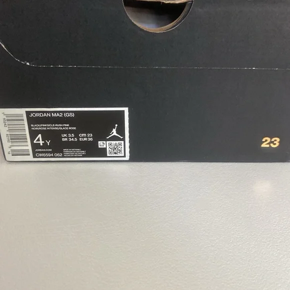 Air Jordan MA2 “Black Pinksicle” GS(Grade School) Youth Size 4Y/Women’s Size 5.5 - Picture 11 of 11